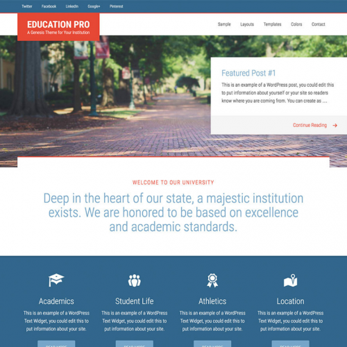 StudioPress Education Pro Genesis Child-Theme