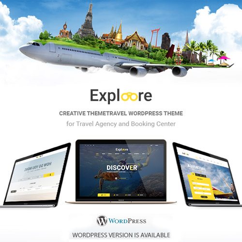 EXPLOORE 5.8 WordPress Theme Tour Travel
