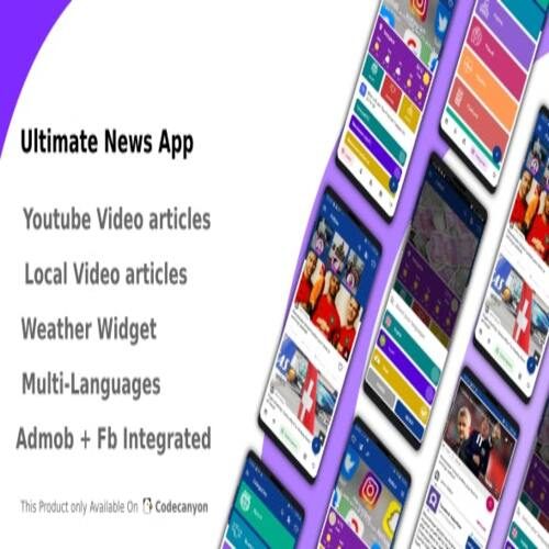 Ultimate News App (Video,Youtube,Weather,Survey) free download