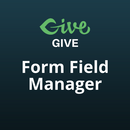 Give – Form Field Manager 1.4.9