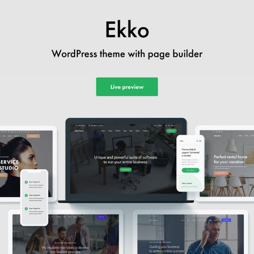 Ekko - Multi-Purpose WordPress Theme with Page Builder