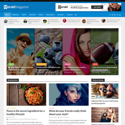 Herald - News Portal & Magazine WordPress Theme