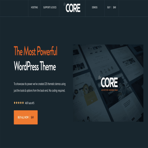 The Core - The Most Powerful WordPress Theme