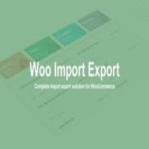 Woo Import Export