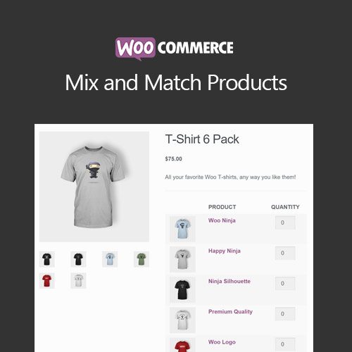 WooCommerce Extension Mix and Match