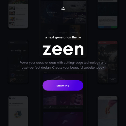 Zeen - Next Generation Magazine WordPress Theme
