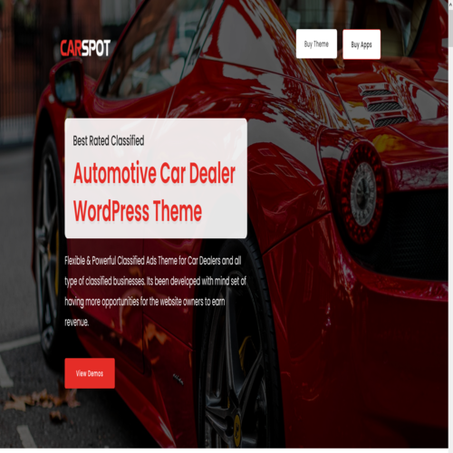 CarSpot 2.3.1 – Automotive Car Dealer WordPress Classified Theme
