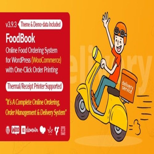 FoodBook 4.2.0 – Online Food Ordering System for WordPress with One-Click Order Printing