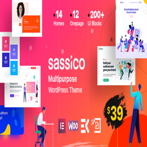 Sassico 2.9 - Multipurpose Saas Startup Agency WordPress Themes