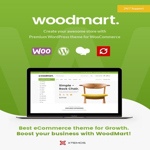 WoodMart 7.1.4 Responsive WooCommerce Theme