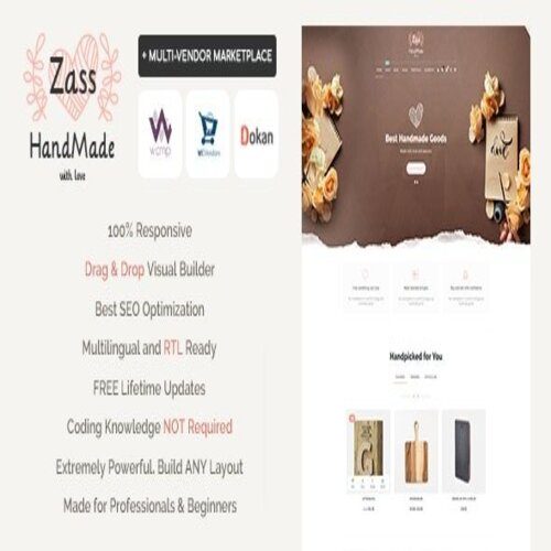 Zass 3.9.2 - WooCommerce Theme for Handmade Artists and Artisans
