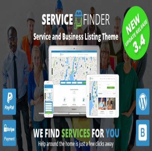 Service Finder 3.5.1 - Provider and Business Listing WordPress Theme