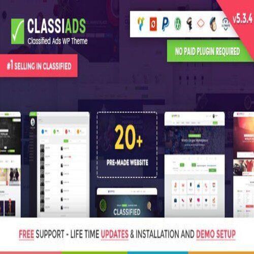 Classiads 6.0.5 - Classified Ads WordPress Theme