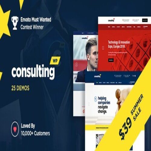 Consulting 6.3.6 – Business, Finance WordPress Theme