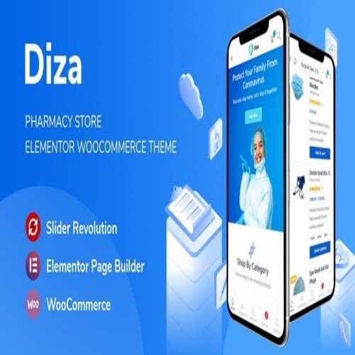 Diza 1.1.11 - Pharmacy Store Elementor WooCommerce Theme