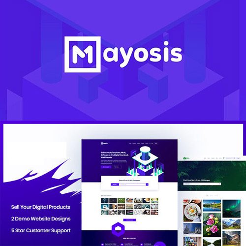 Mayosis 4.2.3 – Digital Marketplace WordPress Theme