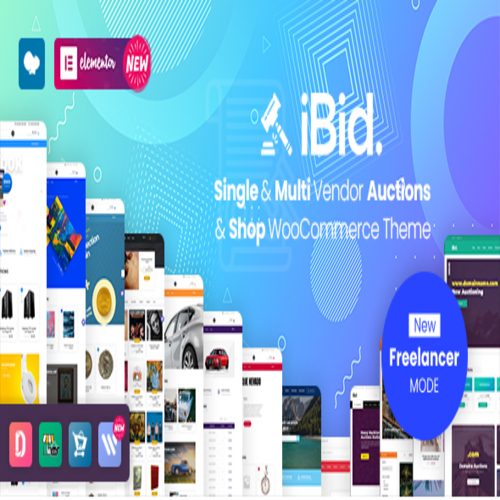 iBid 3.5.6 – Multi Vendor Auctions WooCommerce Theme