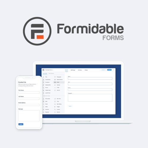 Formidable Forms Pro 5.5.4 – WordPress Forms Plugin & Online Application Builders + Addons