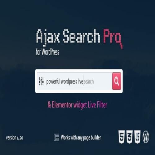 Ajax Search Pro 4.26.1 – Live WordPress Search & Filter Plugin