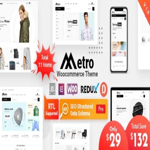 Metro 1.9.2 – Minimal WooCommerce Theme