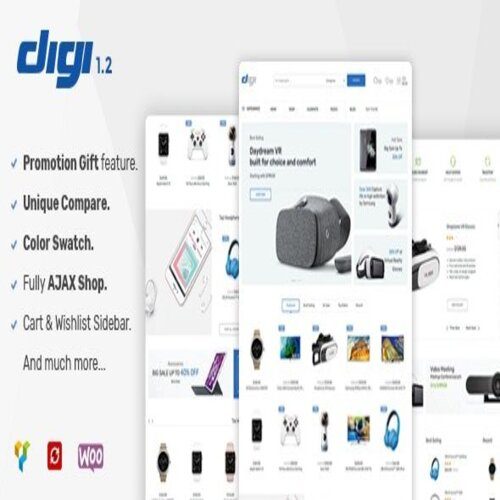 Digi 1.7.1 - Electronics Store WooCommerce WordPress Themes