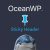 OceanWP Sticky Header 1.2.0